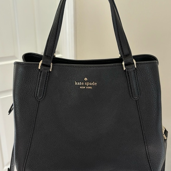 Kate Spade Jackson Medium Triple Compartment Satchel in Black - Picture 7 of 10